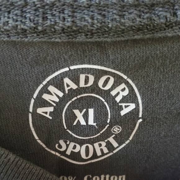 Admora Sport Gray Short Sleeve Tee Rescued Is My Favorite Breed - Picture 2 of 5